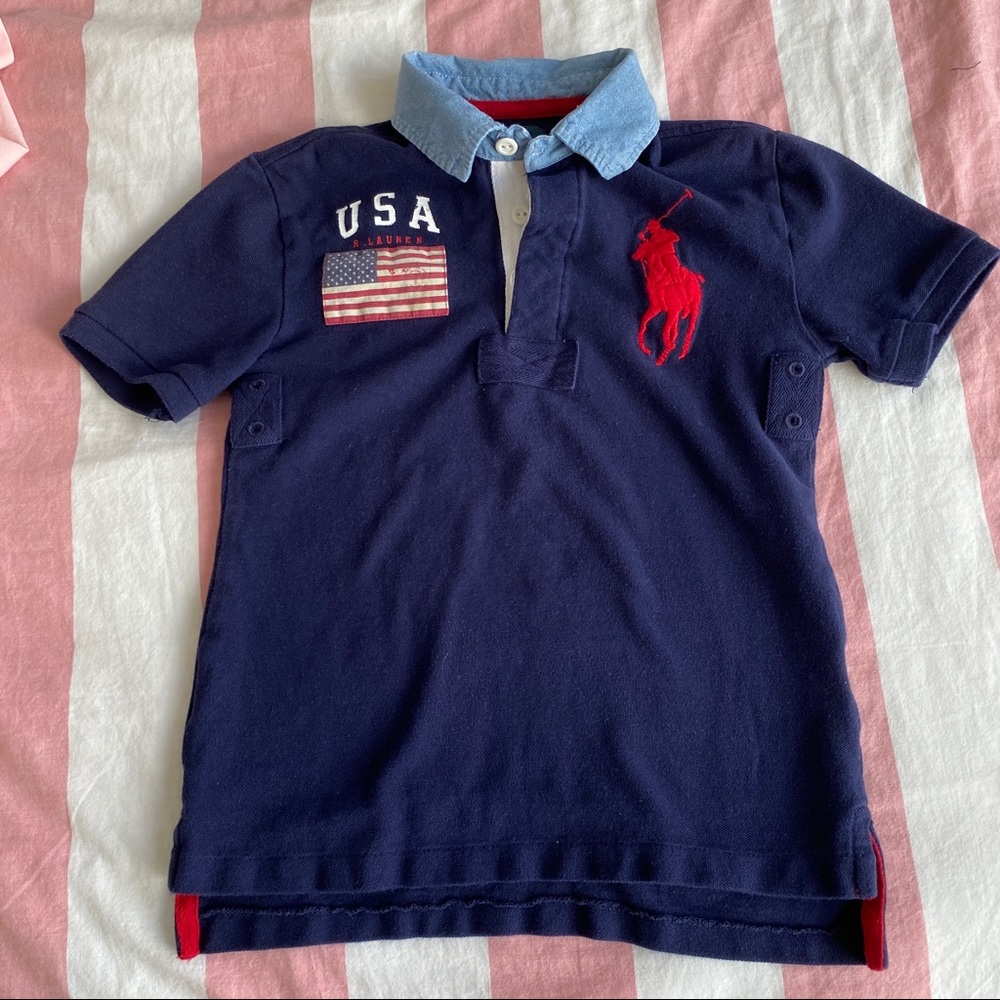 Polo Ralph Lauren 8 short sleeves big polo blue